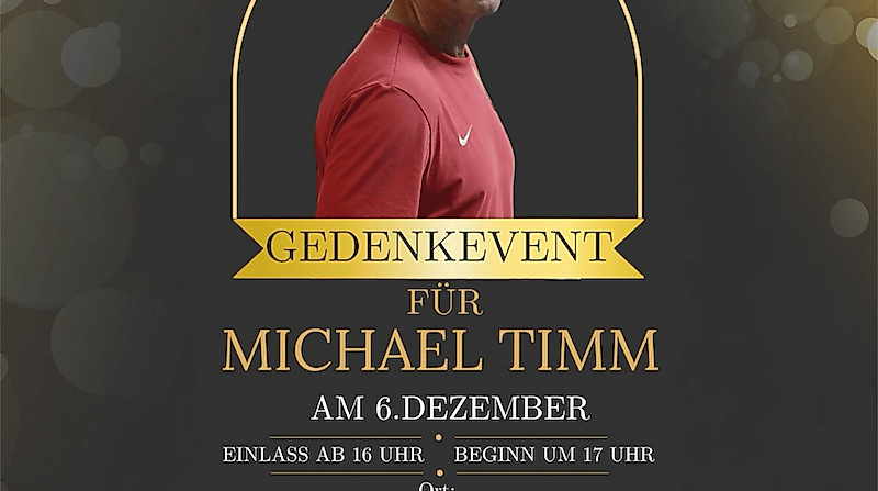 Benefizveranstaltung zu Ehren von Michael Timm
