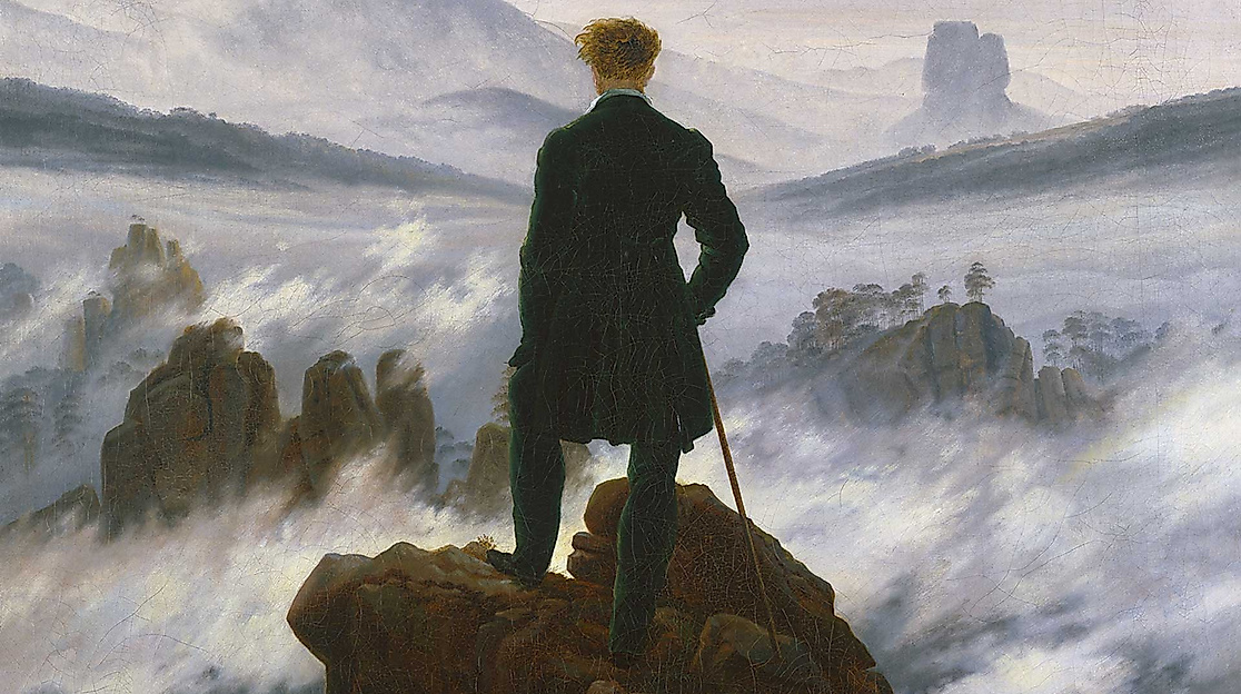 Caspar David Friedrich, Wanderer über dem Nebelmeer, um 1817