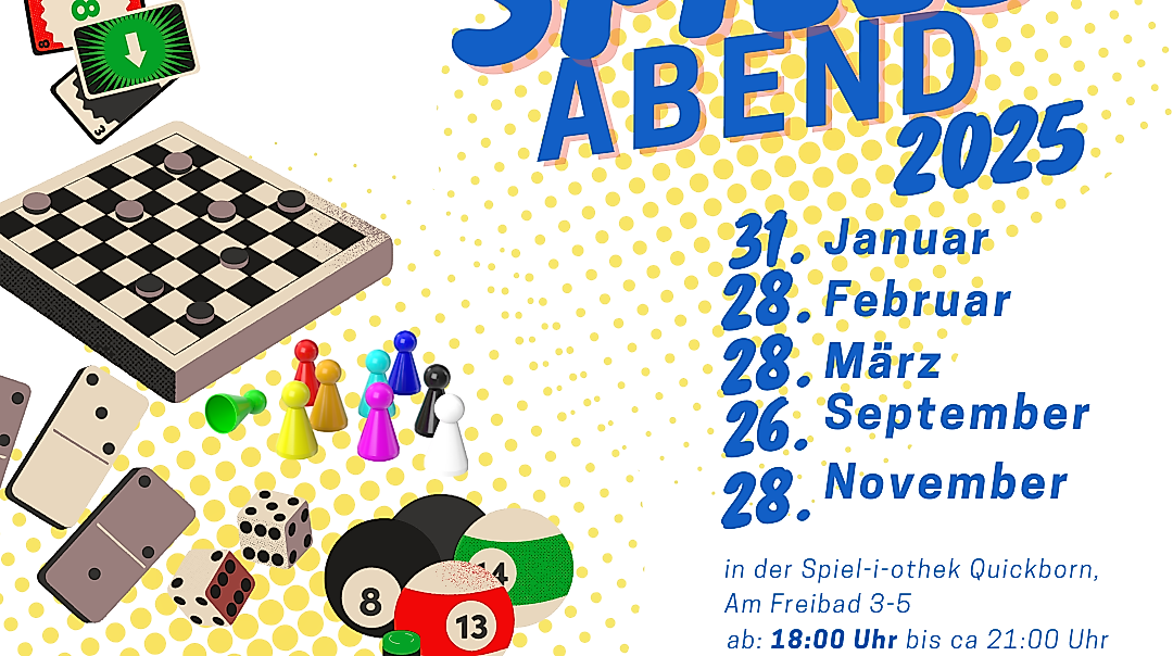 Spieleabend 2025 Übersicht Spiel-i-othek Quickborn