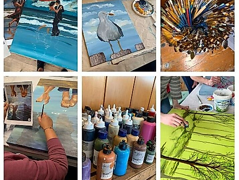 Tages Workshop Painting mit Katja