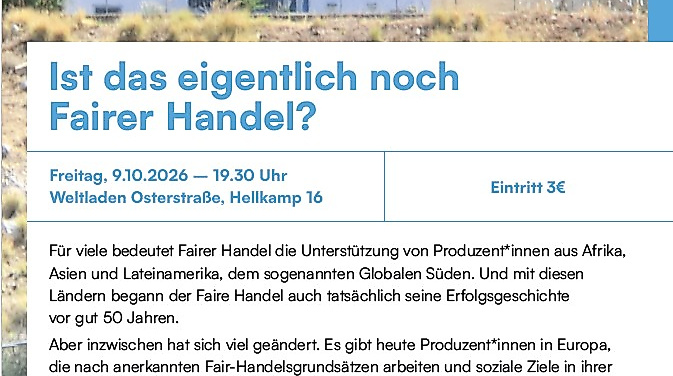 Ist das eigentlich noch Fairer Handel?