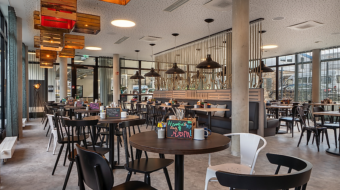 Hotel the niu Keg Hamburg: Breakfast room