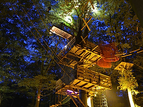 Mondscheinklettern Kletterwald Aumühle
