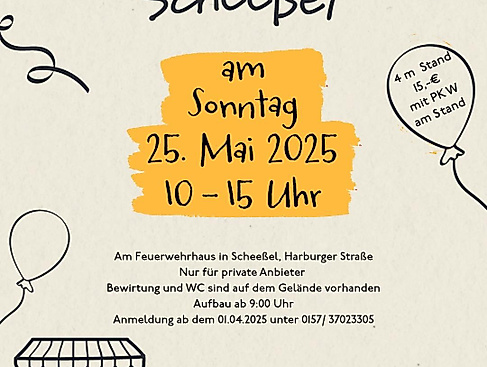 Flyer Förderflohmarkt 2025