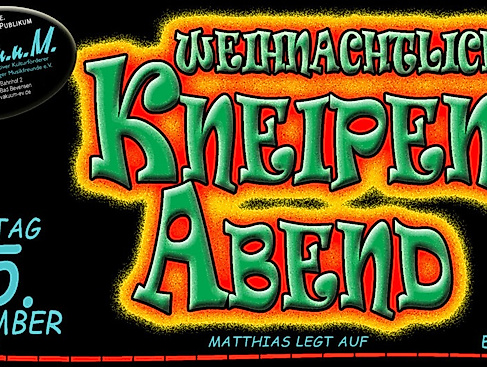 Weihnachtlicher Kneipenabend im VaKuuM