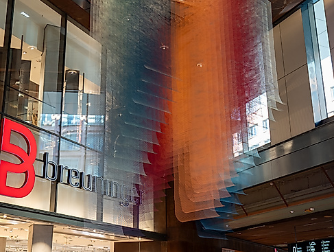 Westfield Hamburg Überseequartier: Aquarell von Tomislav Topic