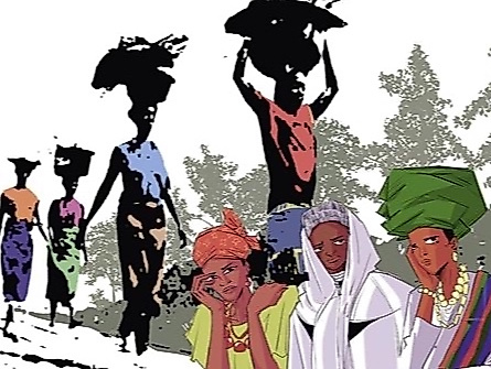 Titel „Rest for the Weary“ von der Künstlerin Gift Amarachi Ottah