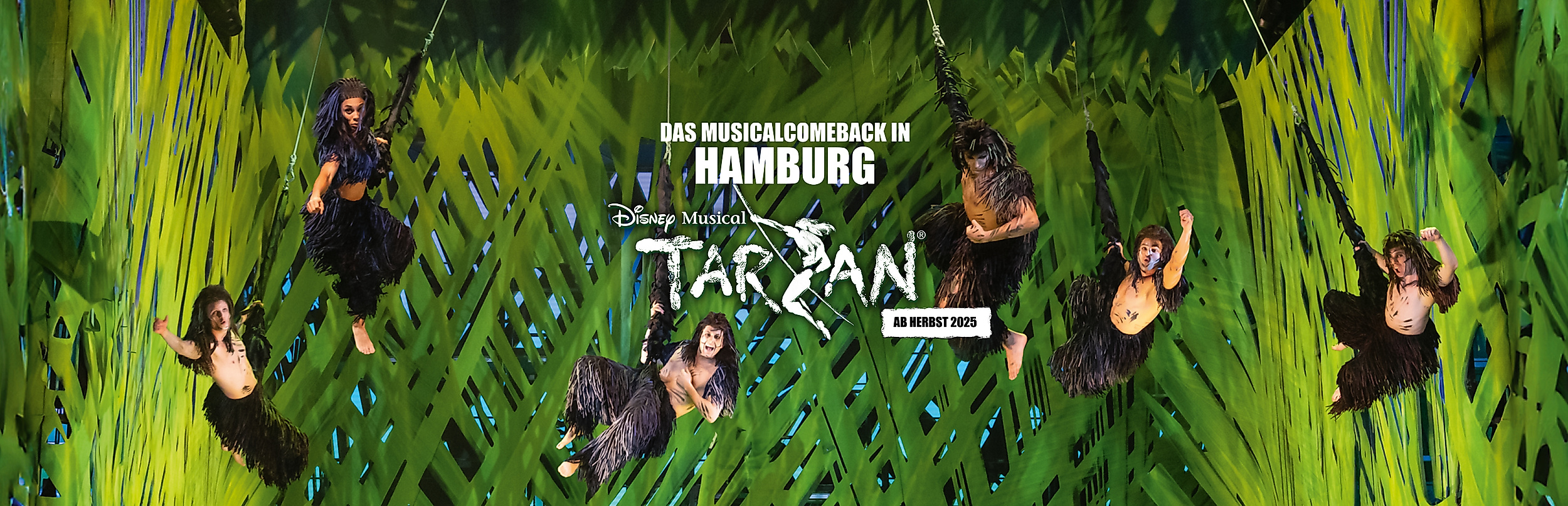 Logo Disneys Musical TARZAN ab Herbst 2025
