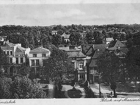 Blick auf Marienthal West, historische Ansichtskarte (1927)