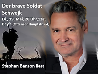 Stephan Benson liest den braven Soldaten Schwejk