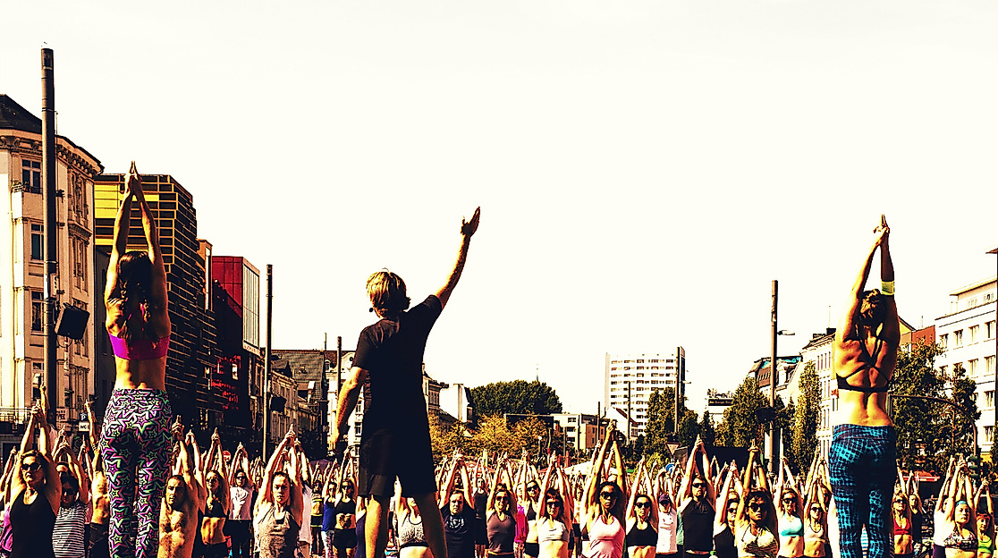 Yoga Goes Reeperbahn Bühne