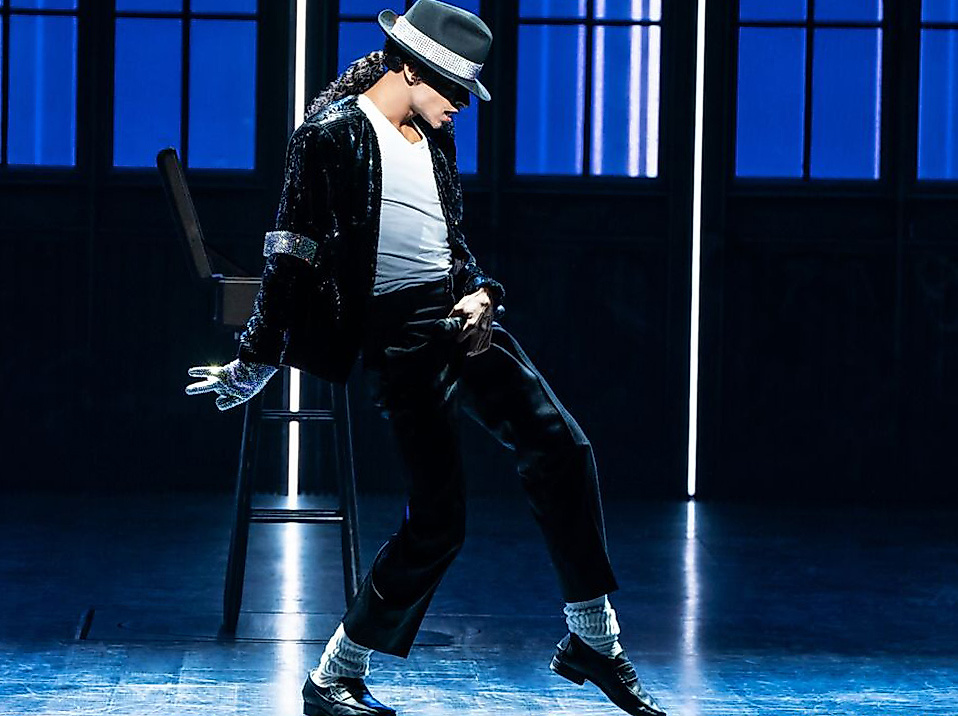 Michael Jackson Darsteller beim Moonwalk