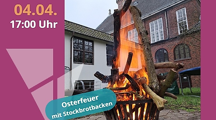 Osterfeuer mit Stockbrotbacken