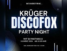 Krüger Discofox Party Night inkl. Workshop