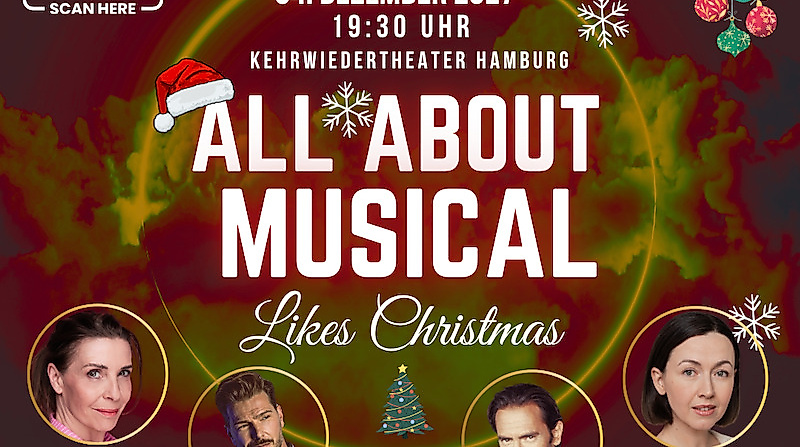 All About Musical - Likes Christmas - mit Jan Ammann, Masha Karell, Alexander Di Capri und Elisabeth Hübert