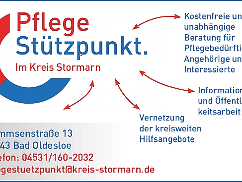 Der Pflegestützpunkt ist eine unabhängige, individuelle und kostenfreie  Beratungsstelle rund um das Thema Pflege