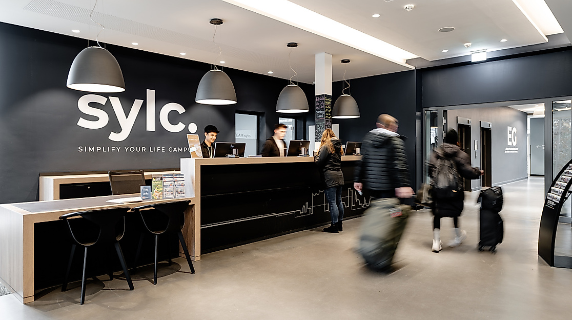 sylc. Apartmenthotel GmbH Hamburg: Rezeption