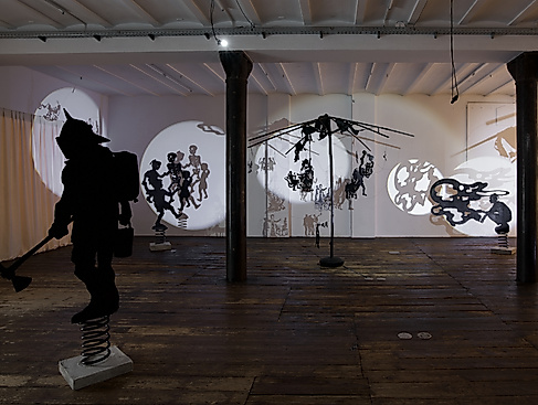 Installationsansicht: Andrey Klassen – Keiner rannte