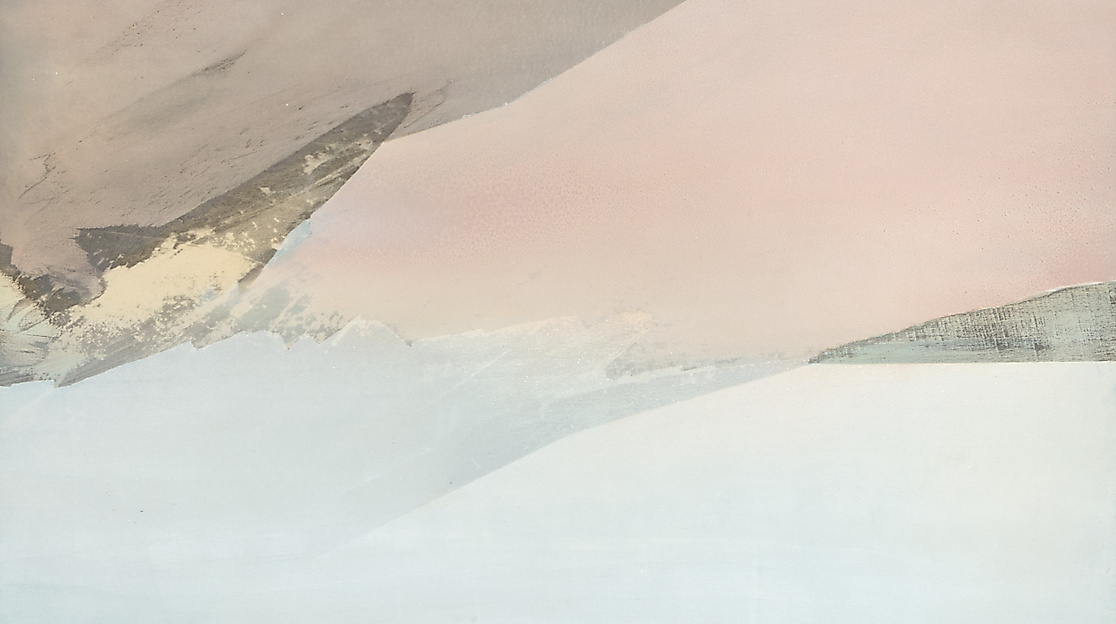 Insel des Poeten / Mixed Media Canvas / Simone Distler