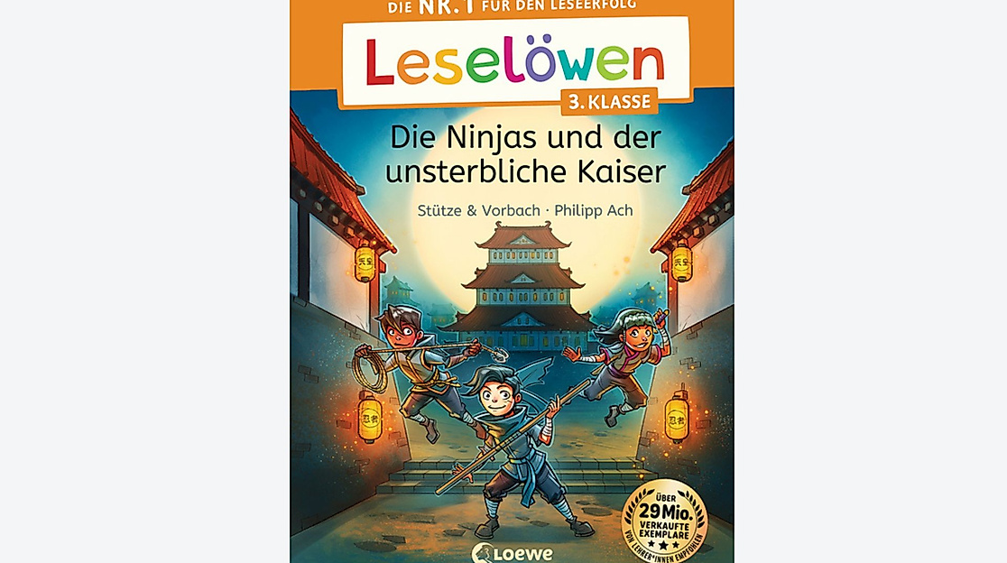 Für Grundschulen: "Die Ninjas und der unsterbliche Kaiser"- Lesung von Stütze & Vorbach (Kopie)