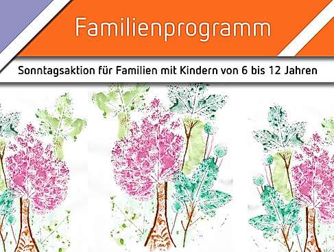 Familiensonntag: Pflanzendruck