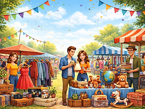 Flohmarkt in Grift