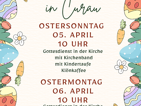 Ostermontag - Gottesdienst in der Kirche mit Posaunenchor