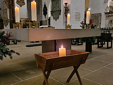 Familiengottesdienst mit Krippenspiel mit Pastor Martin Klatt