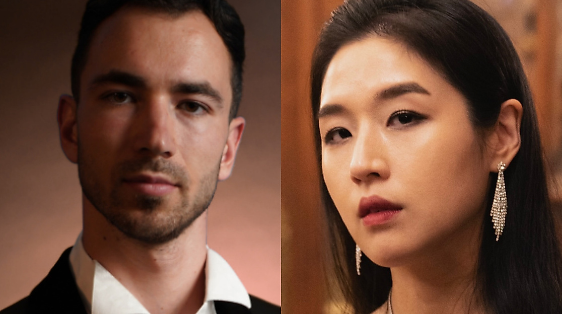 Elegantes Porträtpaar