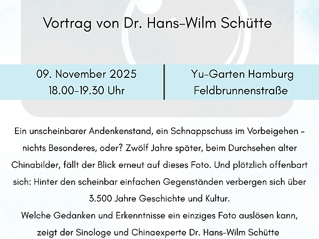 Vortrag "Ganz China in einem Foto"