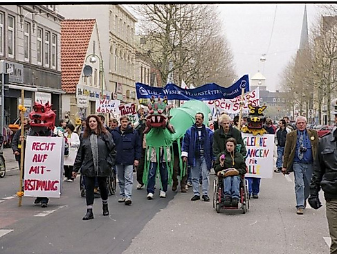 Krüppelbewegung in Bremen