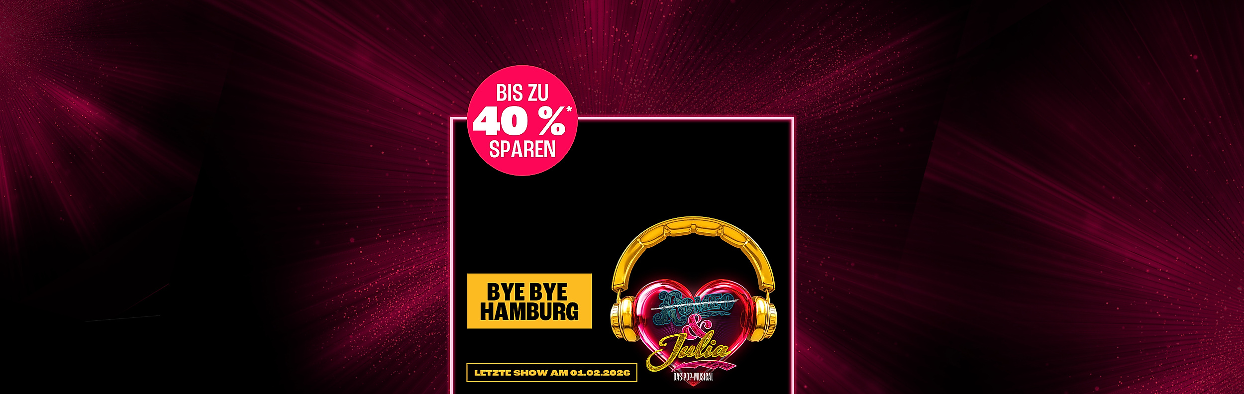 Musical Herbst Aktion bis zu 40 Prozent Rabatt