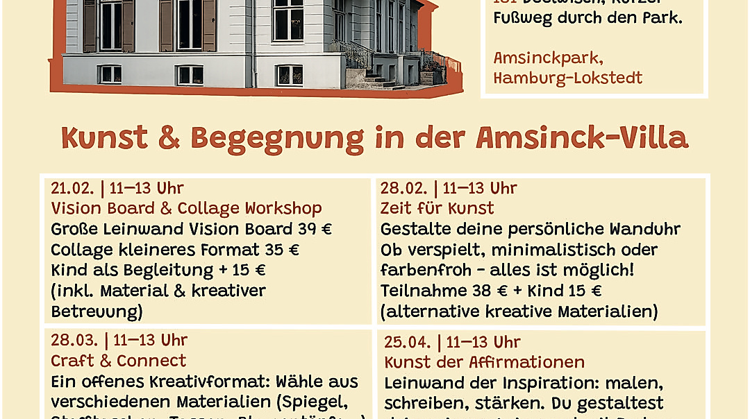 Kunst & Begegnung in der Amsinck-Villa