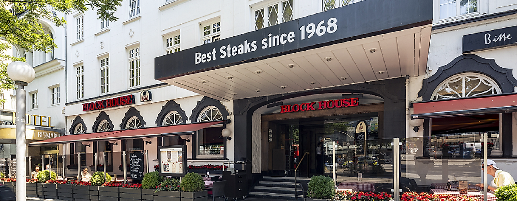 BLOCK HOUSE Restaurant Außenansicht in Hamburg