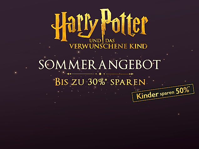 Harry Potter Sommerangebot 30 % sparen