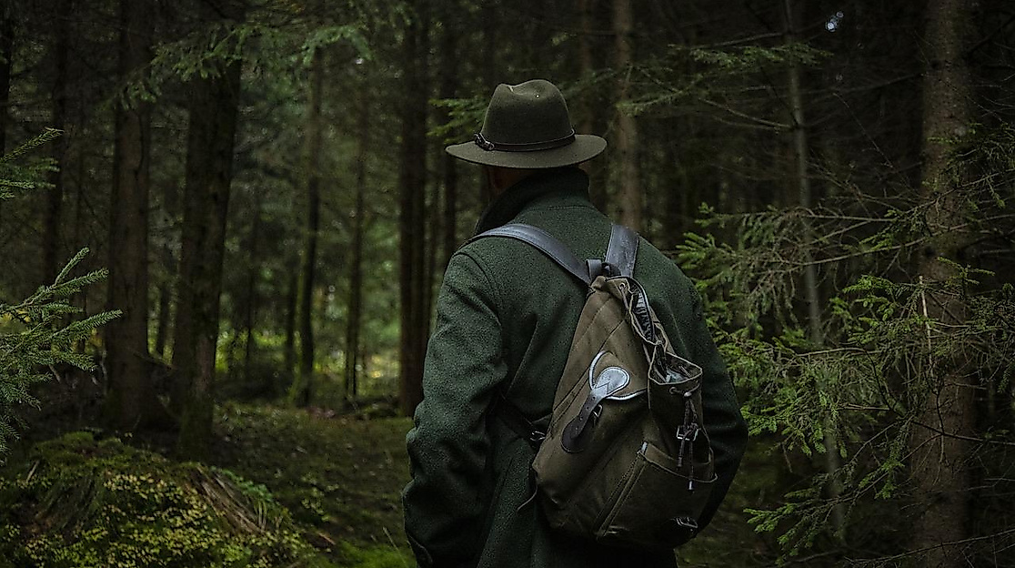 Jäger im Wald