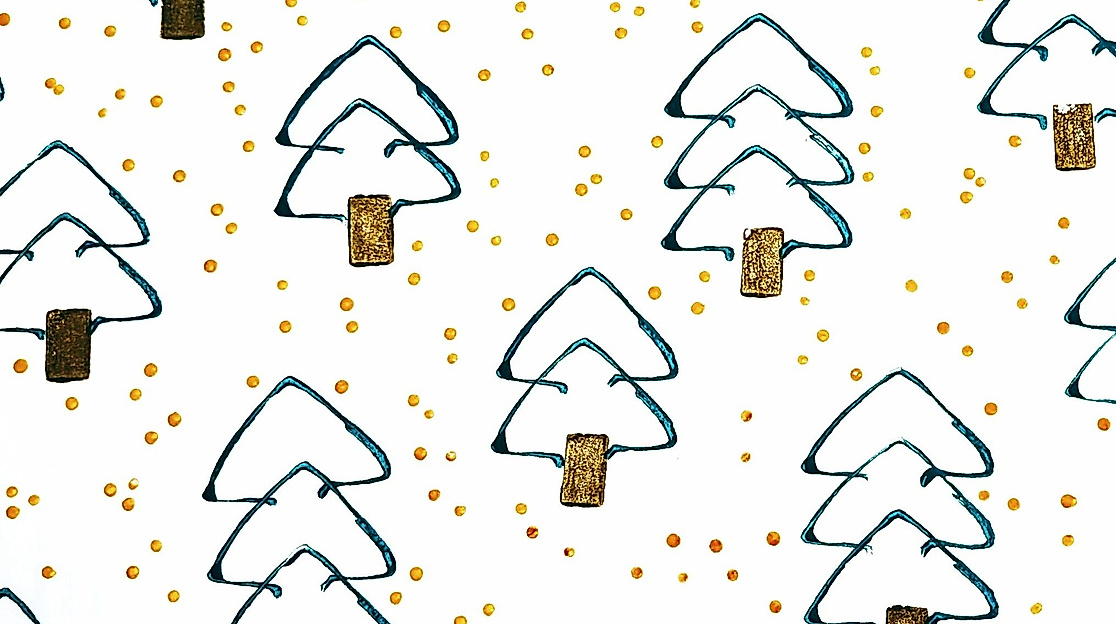 25-12-15 Tannengeschenkpapier Stadtbücherei Ahrensburg