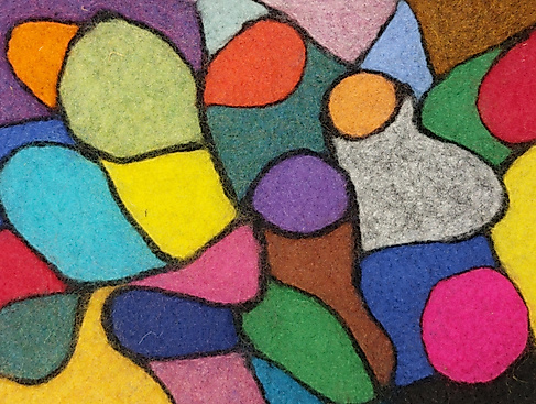 Mosaikfilzen - Was uns glücklich macht