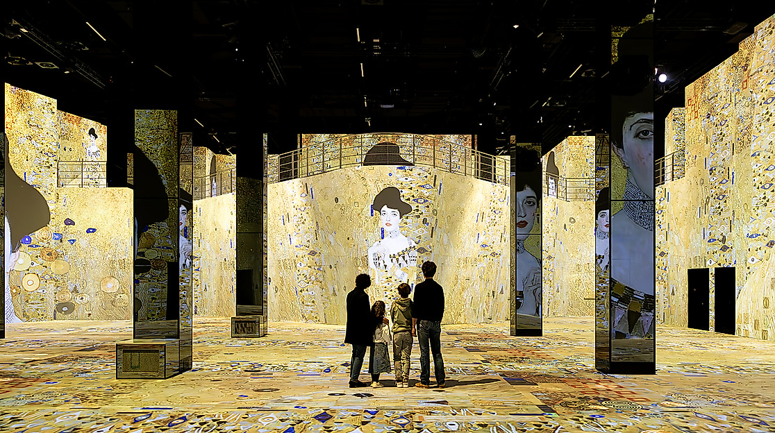 Klimt1_Port des Lumières  Culturespaces  Fabijan Vuksic
