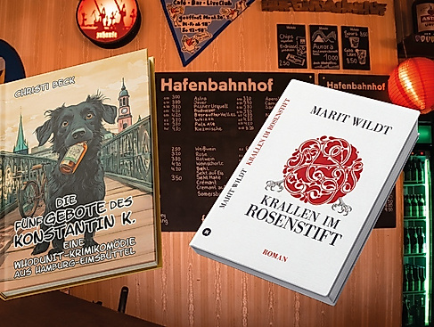 Doppelte Krimilesung: Krallen im Rosenstift &amp; Die fünf Gebote des Konstantin K.