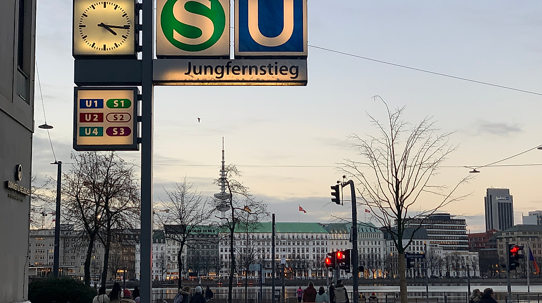 Blick auf die Alster