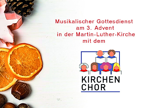 Musikalischer Gottesdienst am 3. Advent mit Abendmahl