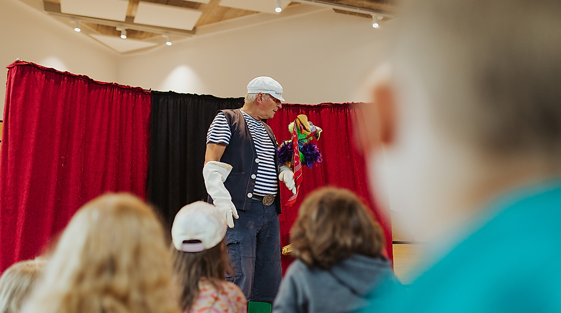 Käptn Kümmel 2024 Handpuppe © TALB Joelle Dörnath