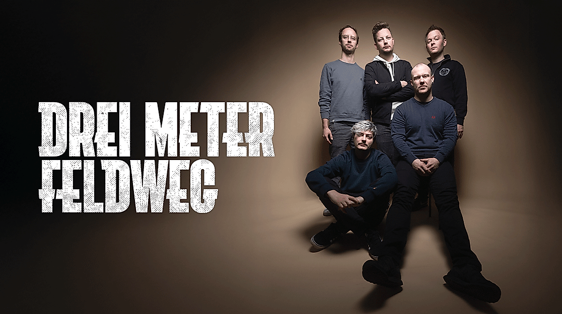 Drei Meter Feldweg