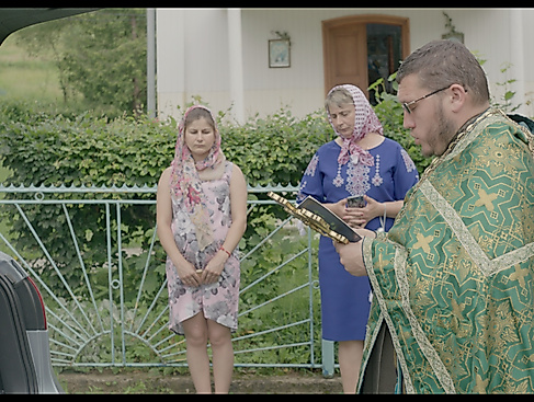 Szene aus dem Film "Drei Frauen".