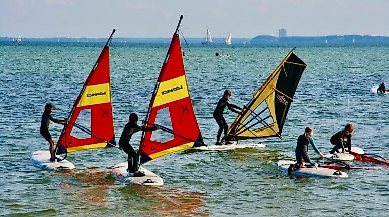 Windsurf Kinder Kurs 9 - 12 Jahre