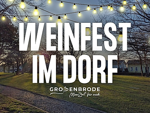 Weinfest im Dorf