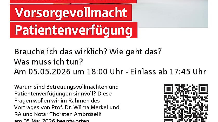 Erben und Vererben, Vorsorgevollmacht, Patientenverfügung