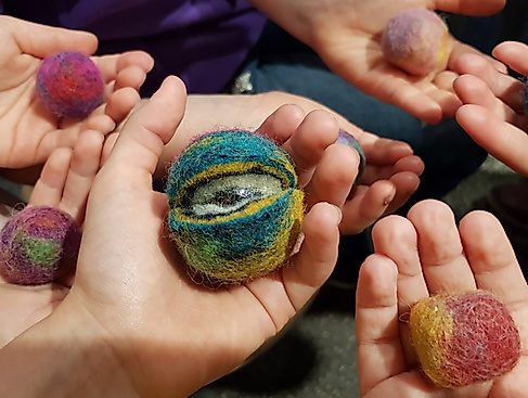 Filzen für Kinder: Zauberstein - Wundermurmel