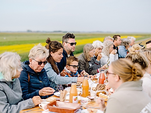 Frühstück am Deich in Büsumer Deichhausen